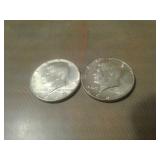 JEFFERSON SILVER HALF DOLLARS