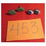 BLUE SWANK CUFF LINKS
