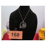 VTG 925 OWL NECKLACE