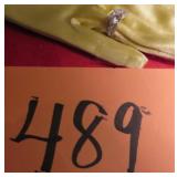 925 CZ RING SIZE 6 (4.02 GRAMS)
