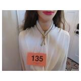VTG GOLD TONE METAL MESH SNAKE NECKLACE