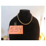 SIGNED KIAM FAMILY GOLDTONE CRYSTAL