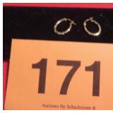14KT EARRINGS (1.46 GRAMS)