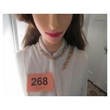 VINTAGE NECKLACE/BRACELET  (NO MARKING)