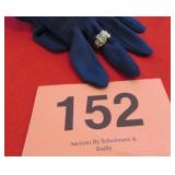 18K H.G.E. NUGGET RING SIZE 6 1/2