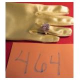 LG PINK 925 RING SIZE 7 ,(6.87 GRAMS)