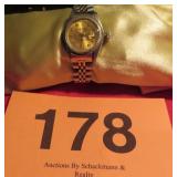 LADY ROLEX DIAMOND WATCH NOT AUTHENTICATED