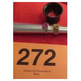 LIZ SOPHIA RING SIZE 6 /18KT HGE SIZE 9