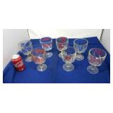 BEER & SODA  ADVERTISING GLASSES