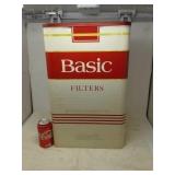 BASIC CIGARETTE ADVERTISING ASHTRAY-STORAGE