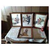 NORMAN ROCKWELL SEASONS WALL ART