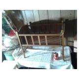 WOODEN BABY CRADLE