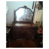 VTG. DRESSER&MIRROR