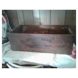 MONTGOMERY WARD WOODEN BOX