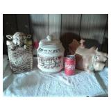 OLD COOKIE JARS:COW-damaged