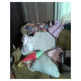 FEATHER PILLOW:CURTAINS