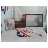 ADVERTISING GRAIN THERMOMETER:FRAMED BEETHOVEN