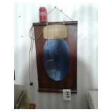 VTG. WALL MIRROR&LIGHT