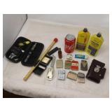 ADVERTISING LIGHTERS:LEATHER CIGARETTE HOLDER