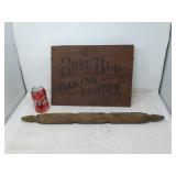 ROSE BUD BAKING POWDER SIGN