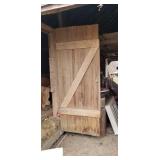 Old barn door