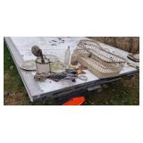 Bassinet  toys ash tray.