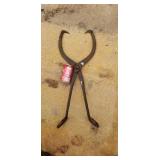 Large ice tongs