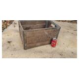 Old wood milk crate Carlinville / Olney IL