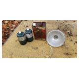 Coleman lantern gas and propane all are full.