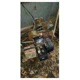 3 junk batteries and air compressor