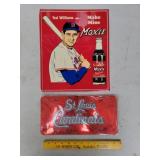 Ted Williams Boston Red Sox Moxie Tin Sign with