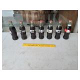 Seven Unopened Bottles Coke Season Greetings,