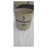3 gallon blue band stoneware crock does have a