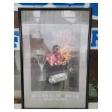 Michael Gidard Shoot The Wad Sign Framed Under