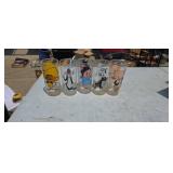 Warner Brothers cartoon collector glasses