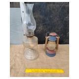 Flying Crane Kerosene Lamp, Glass Kerosene Lamp,