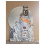 Barcardi Silver Metal Sign 23"x36"