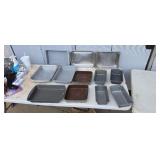 Baking trays bread pans stainless steel steamer