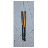 Two baseball / softball bats