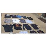 Harley T shirts & others.
