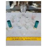 Shot Glasses, Mixing Glasses, Buck Shot Glasses,
