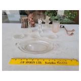 Metal Coat Rack, Spoon Holders, Butter Dish,