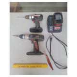 Craftsman 19.2v  Battery Charger, Battery, Drill,