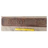 Bastrop, Arkansas, Street Sign from Brisco Avenue