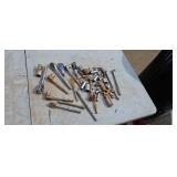 Assortment of ratchets and sockets