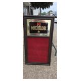 17"X31" Michelob bar license bulletin board
