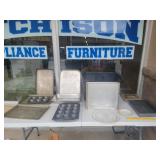 Baking Pans, Old Mill Framed Photo, Tote and
