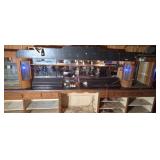 Old oak back bar 18