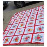 Old hand selling quilt top star pattern 7