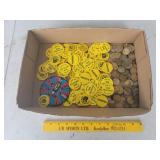 Rumors Bar Tokens, Slot Machine Tokens,